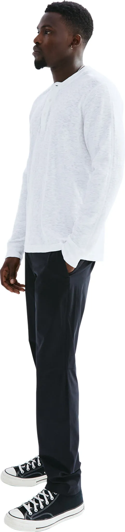 1X1 Slub Knit Henley - Men's|-|Chandail tricoté 1x1 Slub Henley - Homme