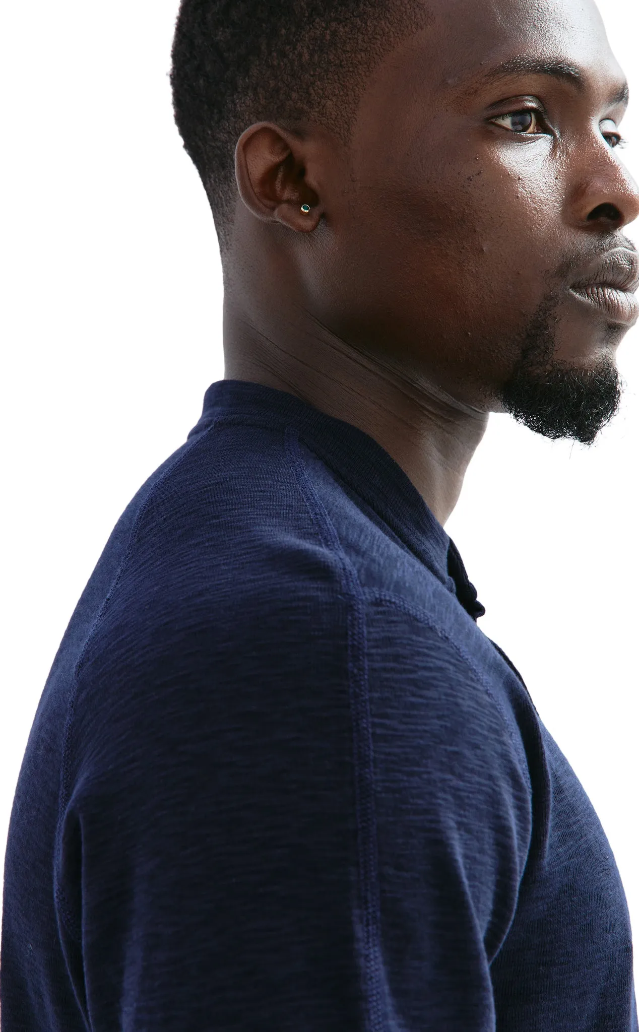 1X1 Slub Knit Henley - Men's|-|Chandail tricoté 1x1 Slub Henley - Homme