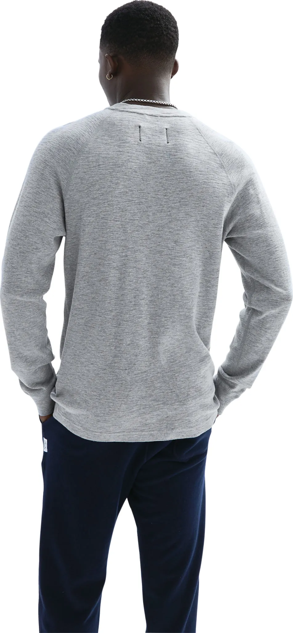 1X1 Slub Knit Henley - Men's|-|Chandail tricoté 1x1 Slub Henley - Homme