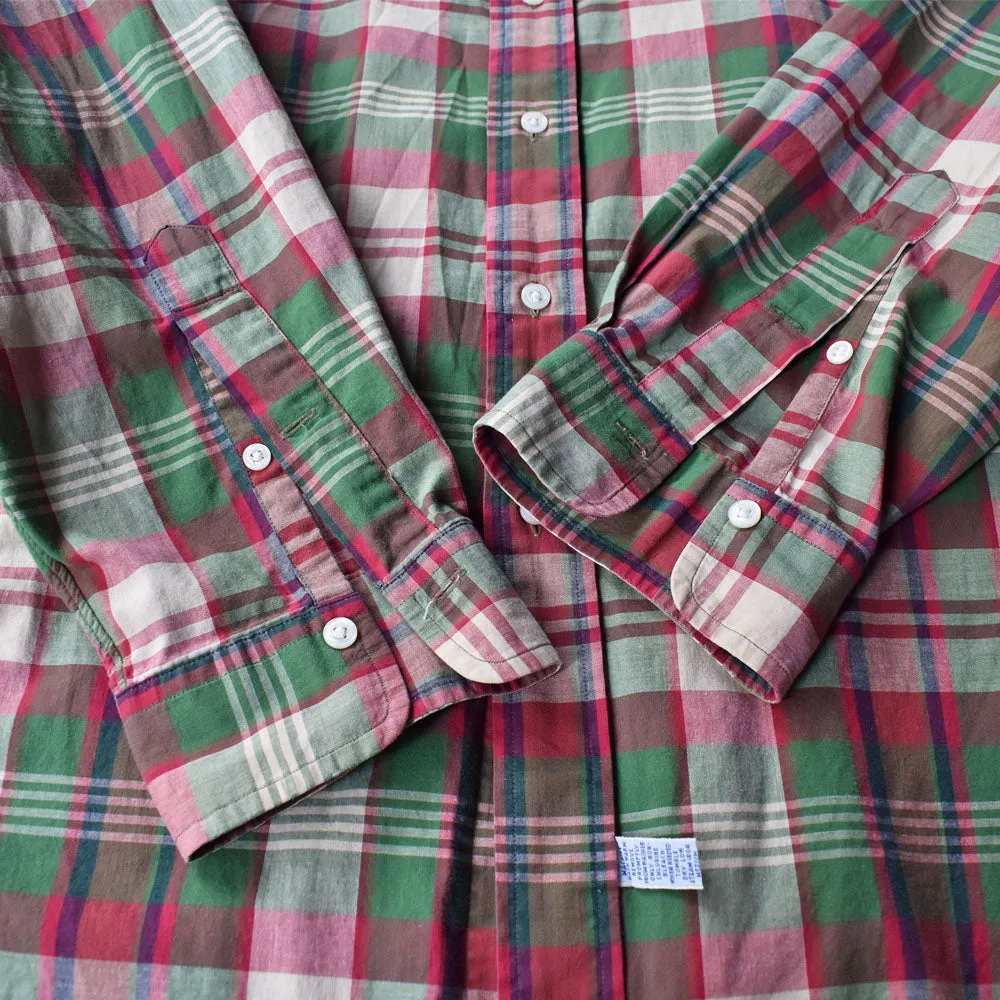 90's Ralph Lauren チェック ボタンダウンシャツ 240327 S2061