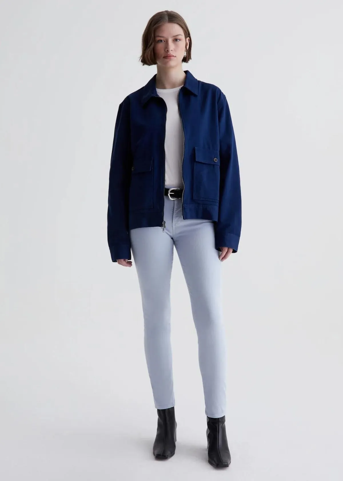 AG Prima Ankle Jean - Sulfur Blue Whisper