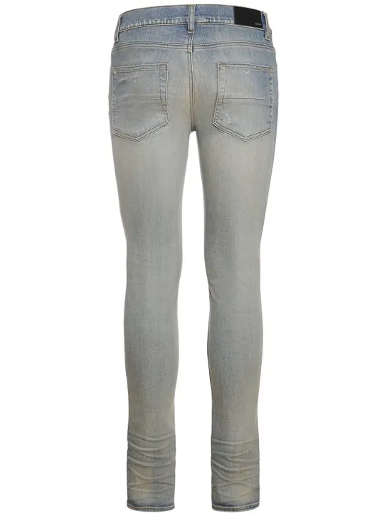 Amiri   15cm Stack cotton denim jeans 
