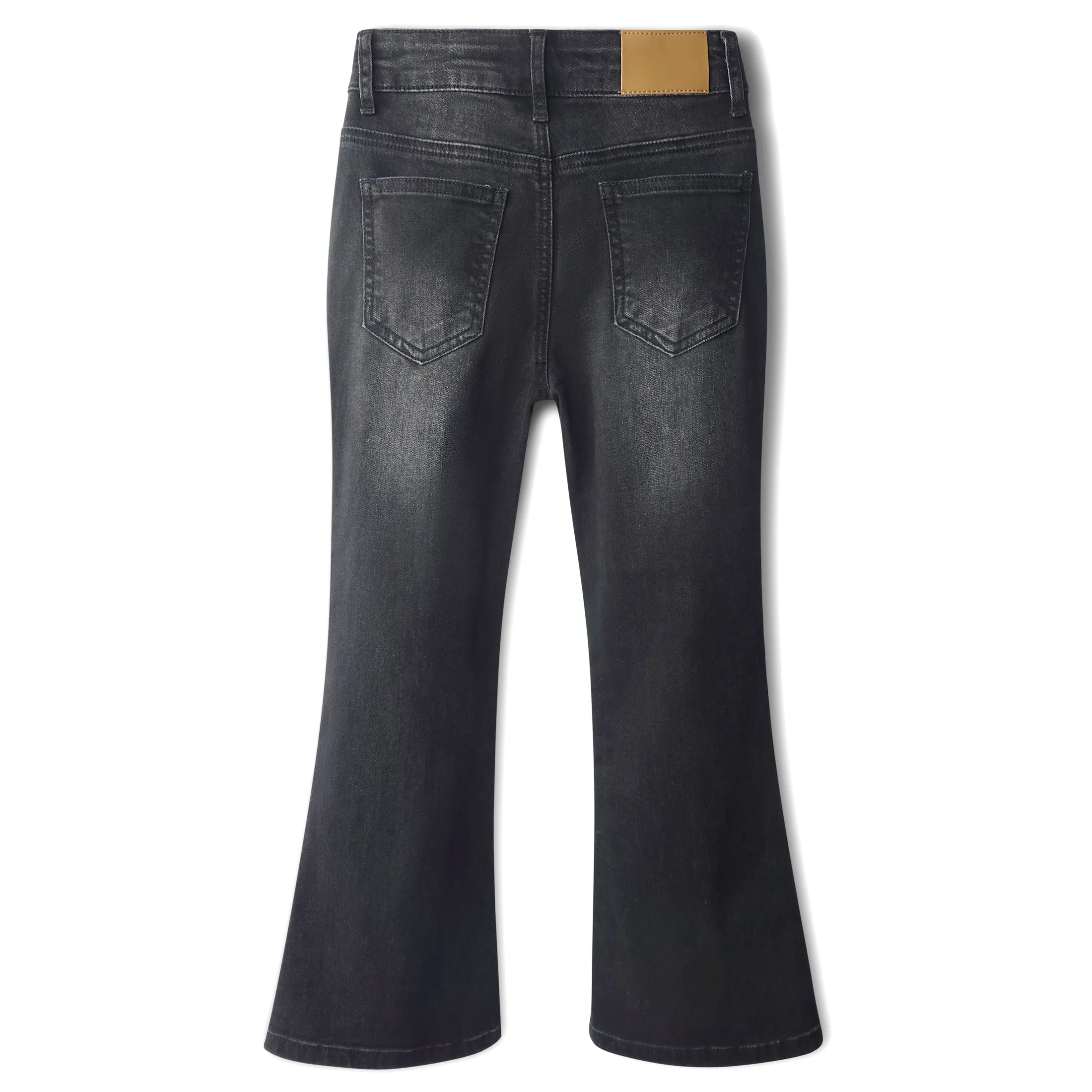 Big Girls Jeans Wide Size Range Bell-Bottomed Micro Flared Stretchy Denim Pants