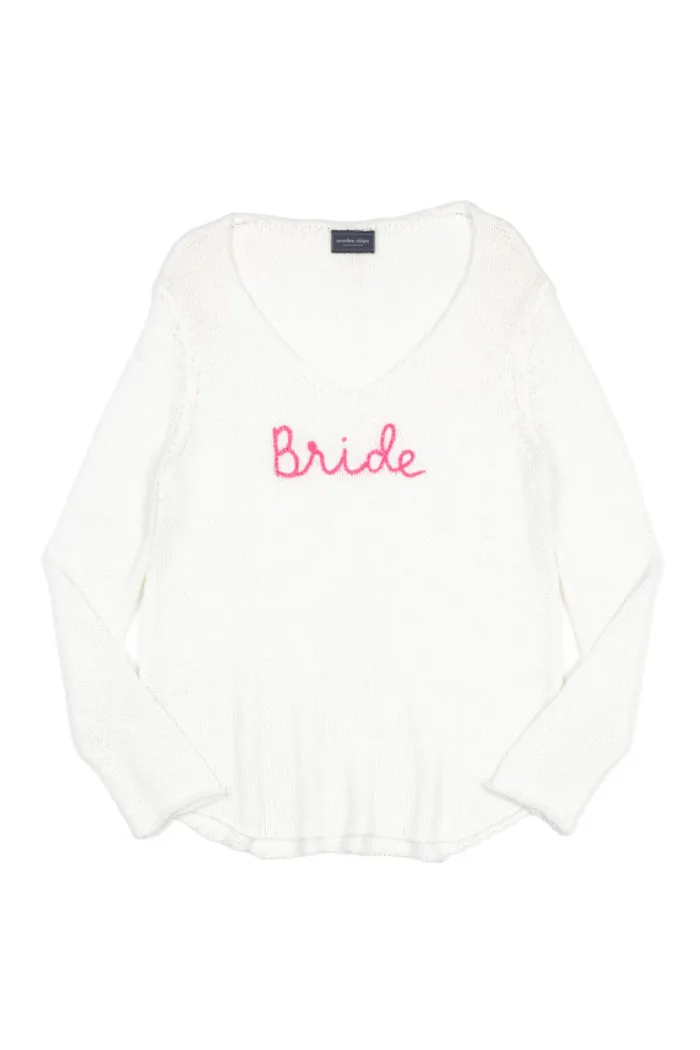 Bride V Cotton Sweater