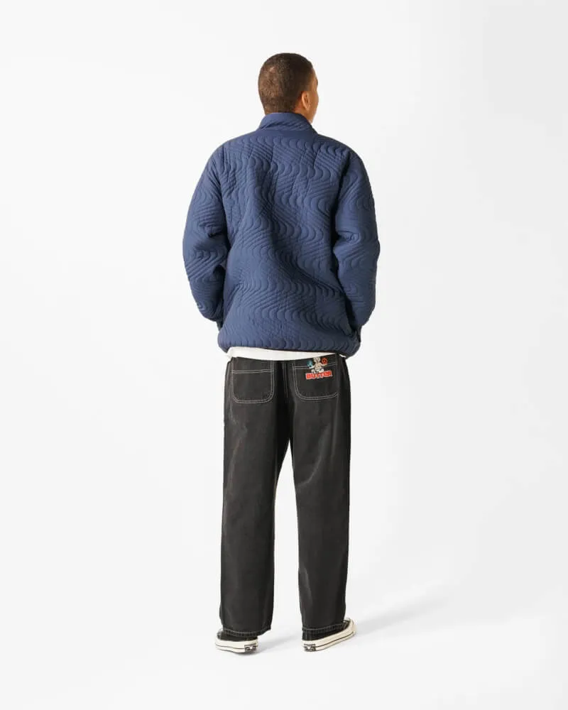 Butter Goods Quilted Reversible Jacket Army Berry