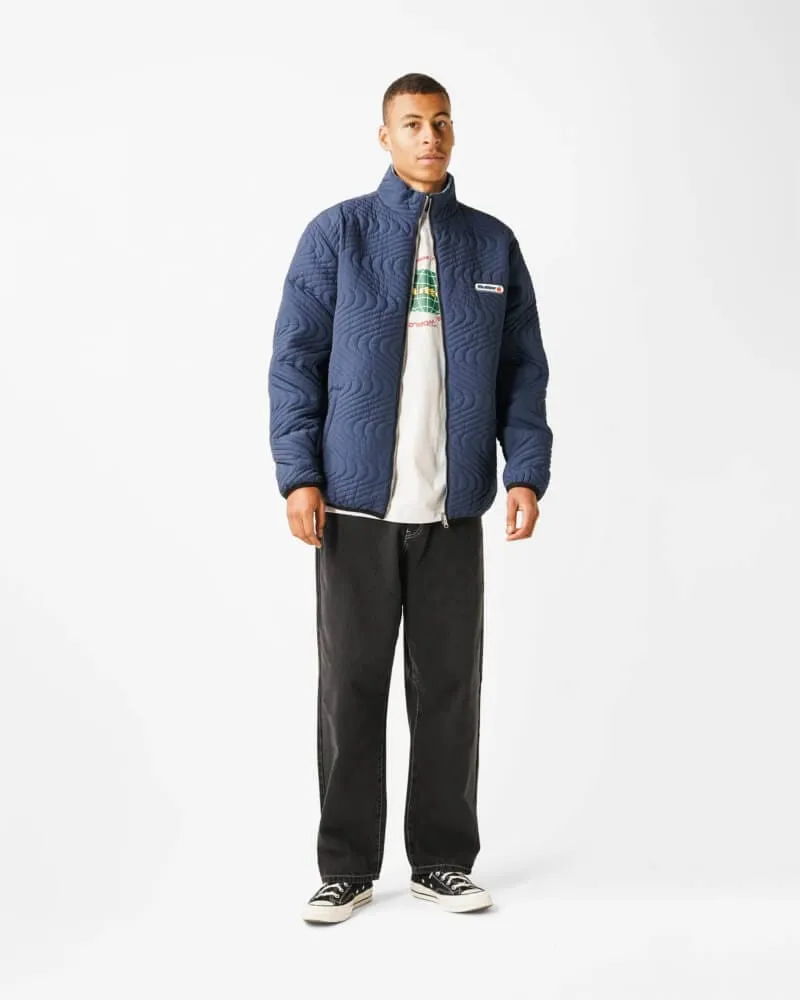Butter Goods Quilted Reversible Jacket Army Berry