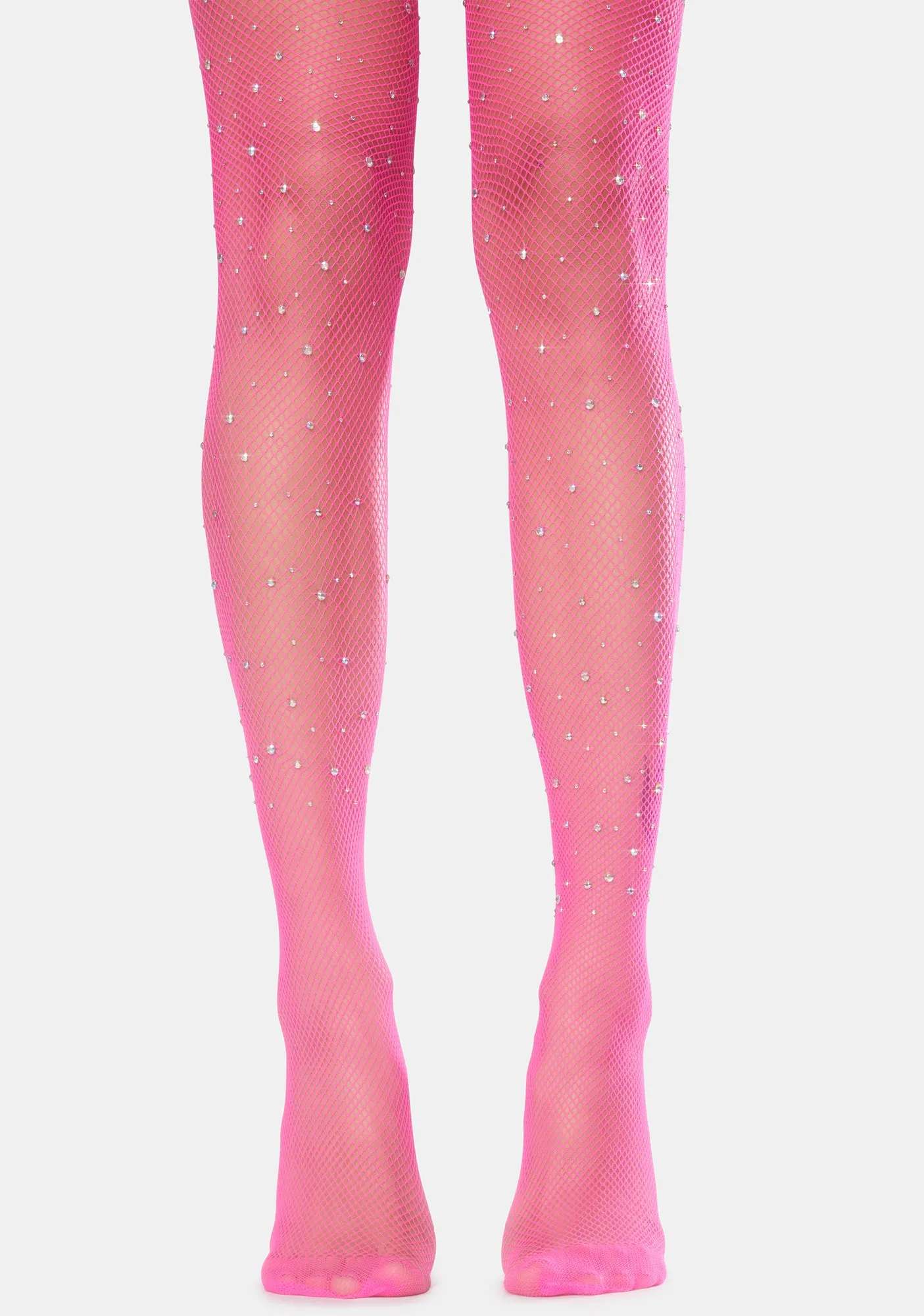 Candy Fairy Glam Pearl Fishnet Tights