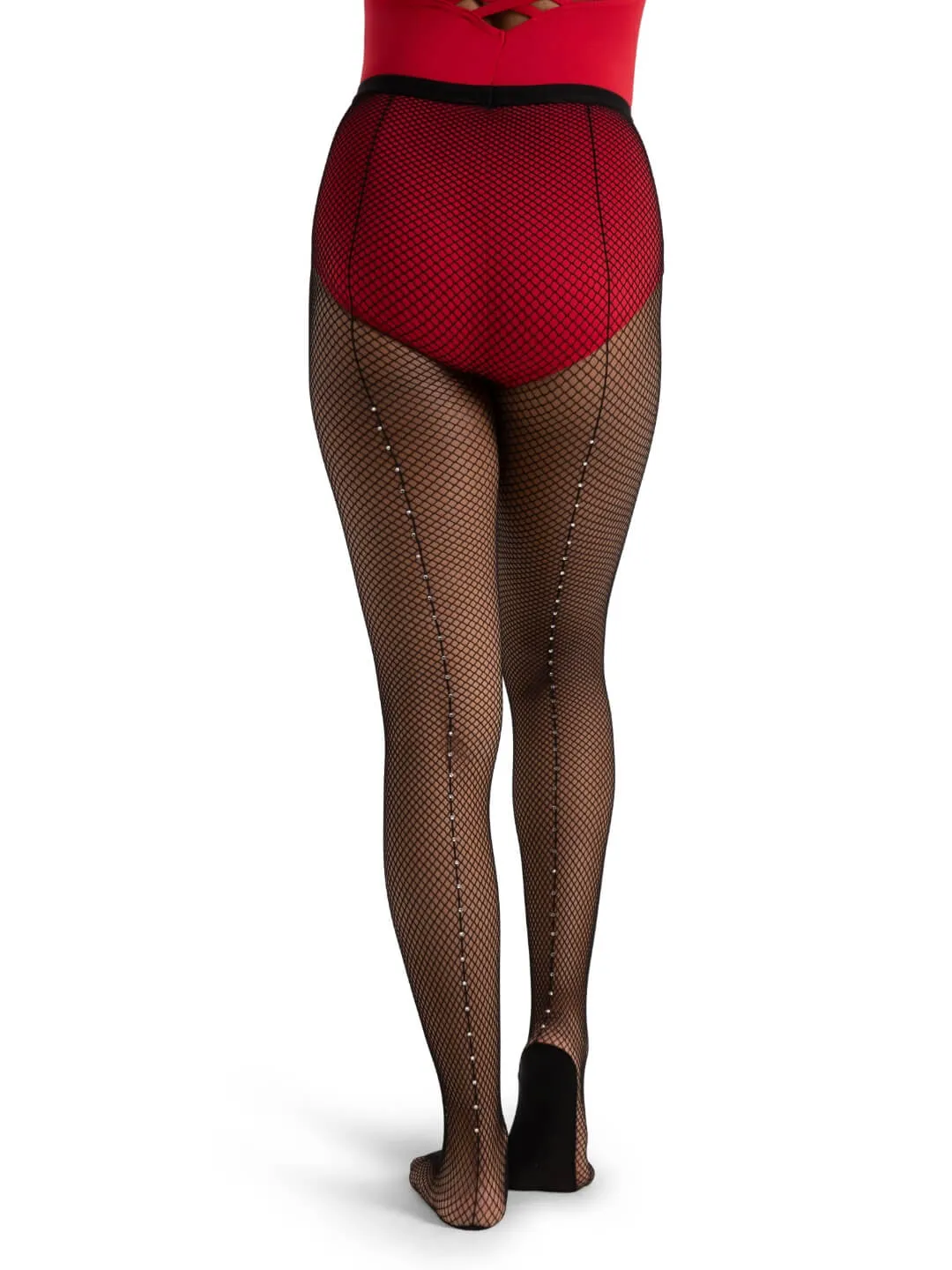Capezio - Professional Rhinestone Fishnet Tight - Child/Adult (3005C/3005W) - Black