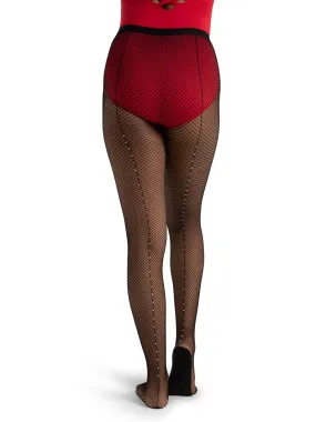 Capezio - Professional Rhinestone Fishnet Tight - Child/Adult (3005C/3005W) - Black