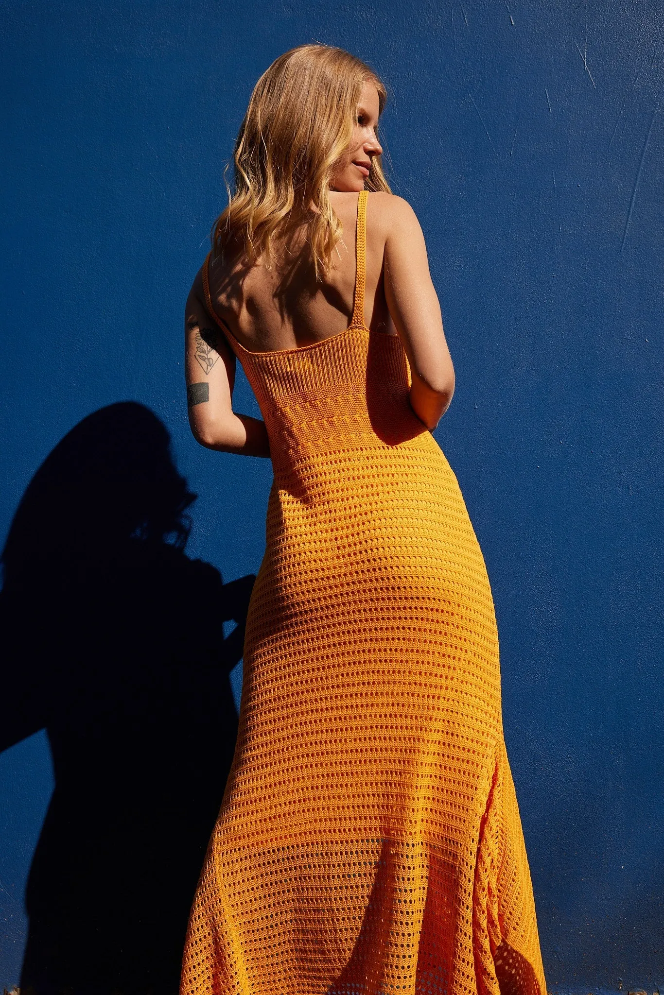 Carmane Knit Dress - Yellow