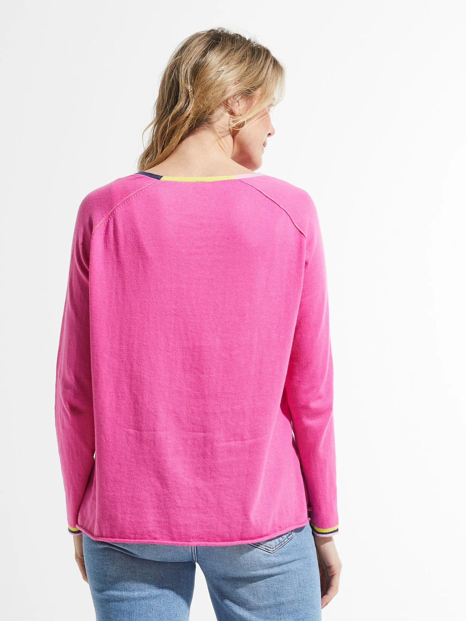 Colorful V Sweater