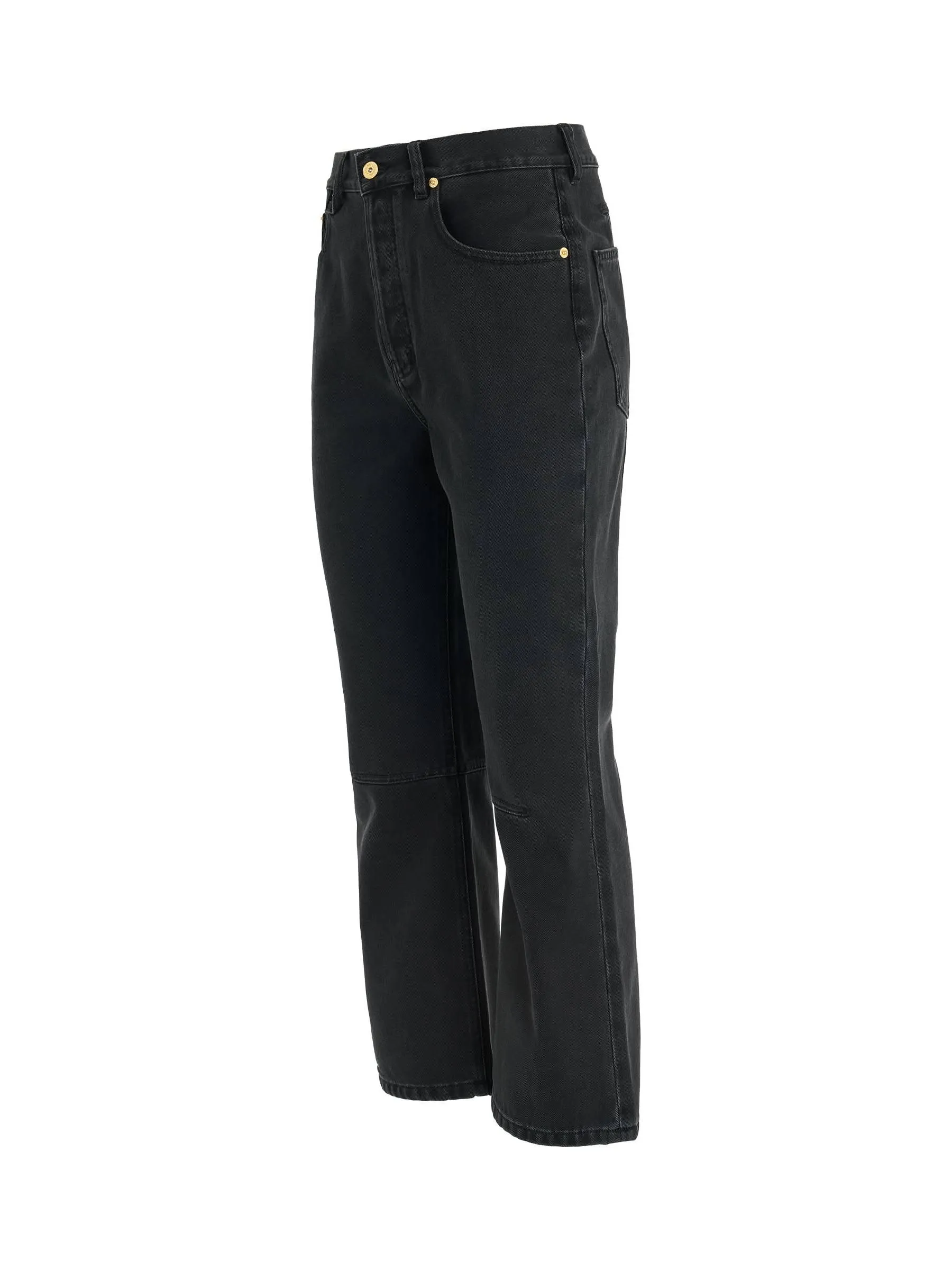 Court Denim Jeans in Black