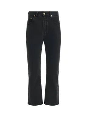Court Denim Jeans in Black