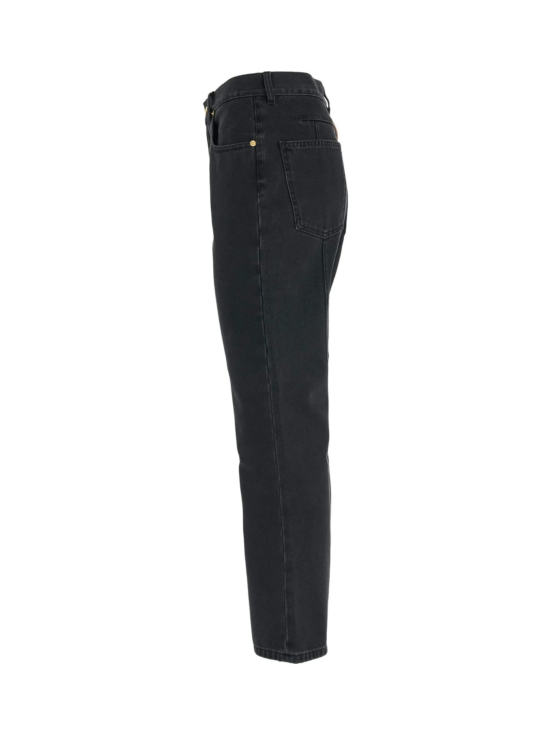 Court Denim Jeans in Black