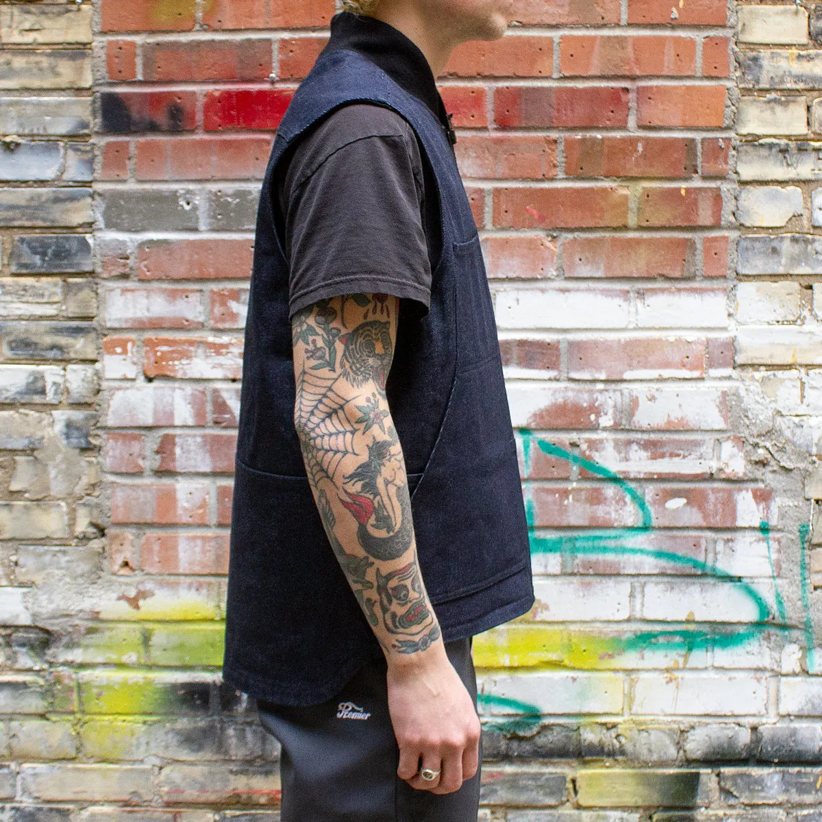 Denim Insulated Work Vest