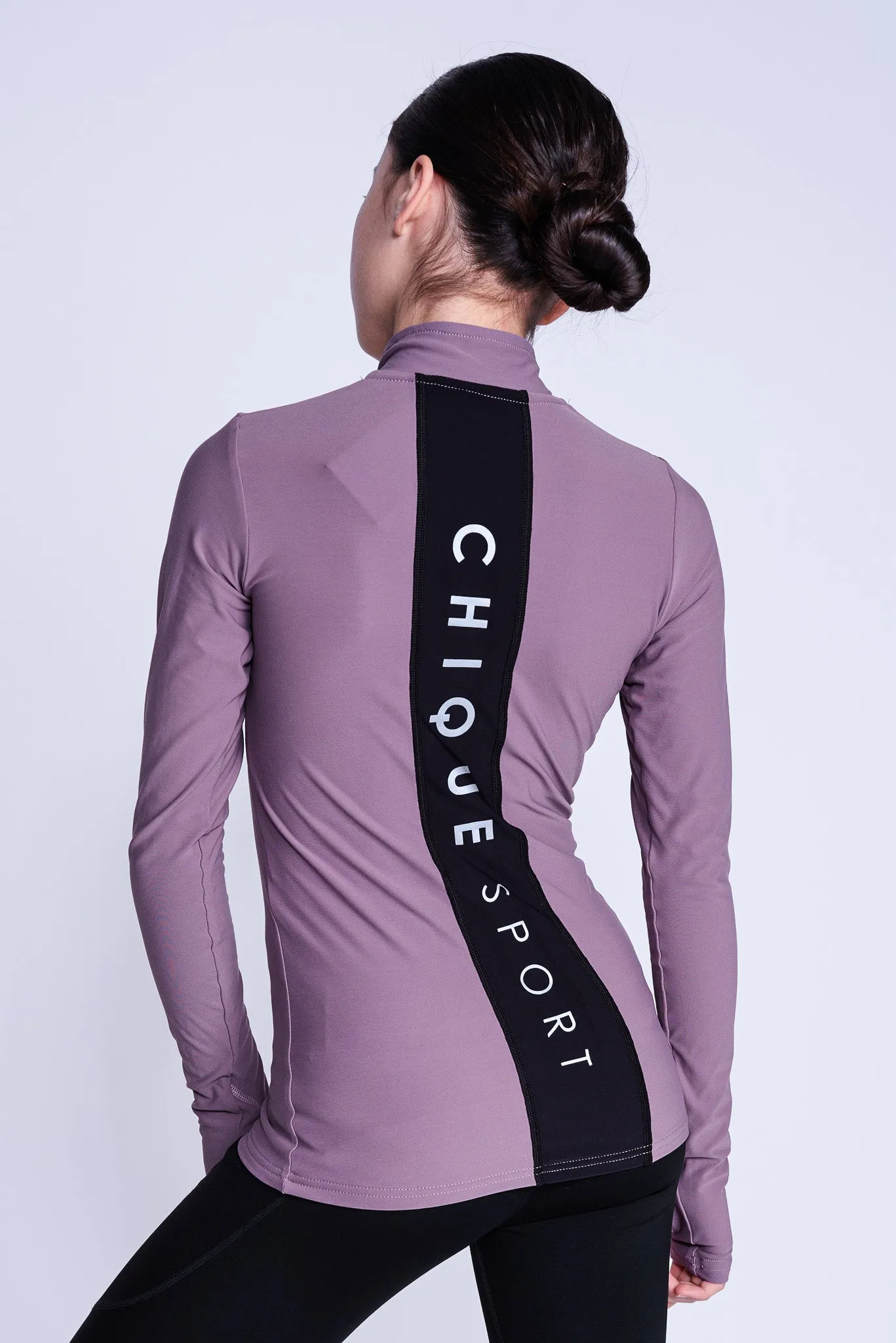 Desire Half-Zip Top in Mink