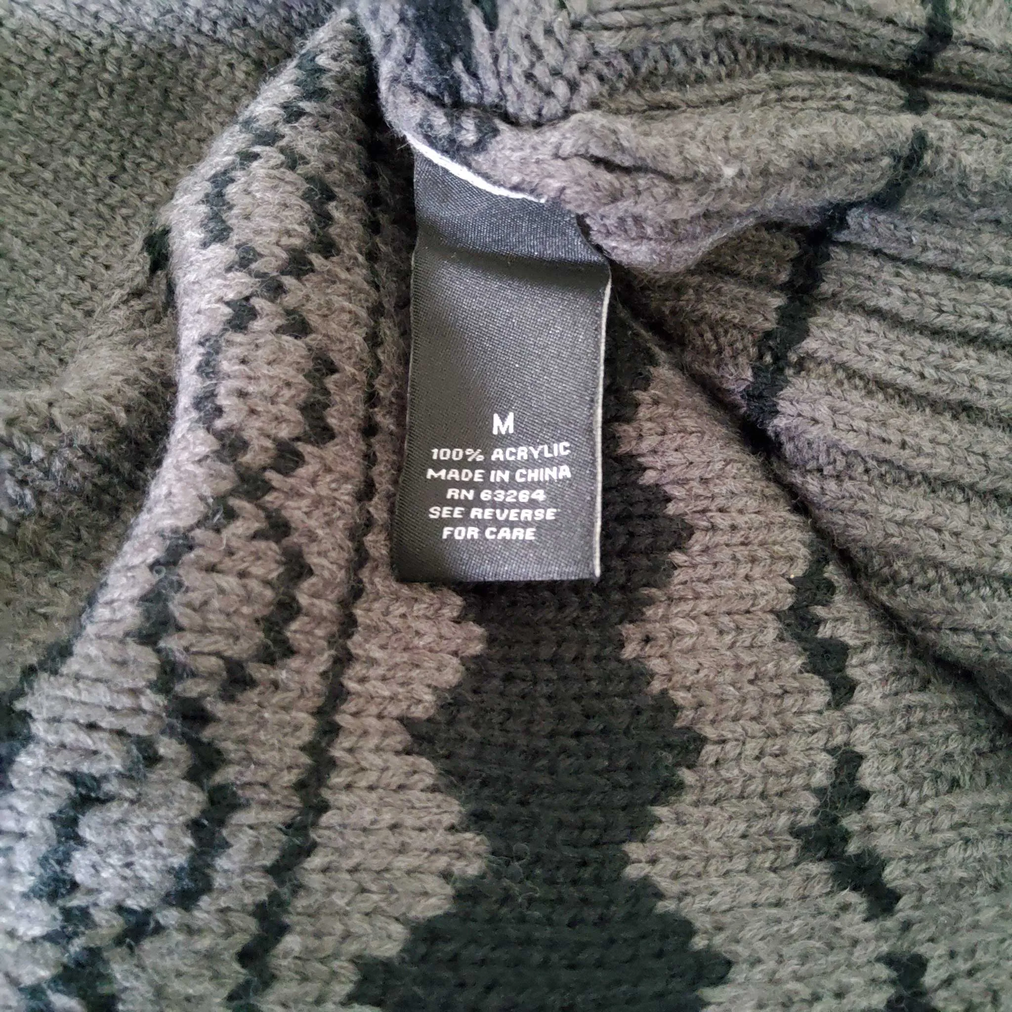 Dressbarn Collection Grey Turtleneck Belted Sweater with Sequins, Women's Medium