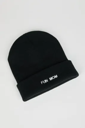 FUN MOM KNIT BEANIE