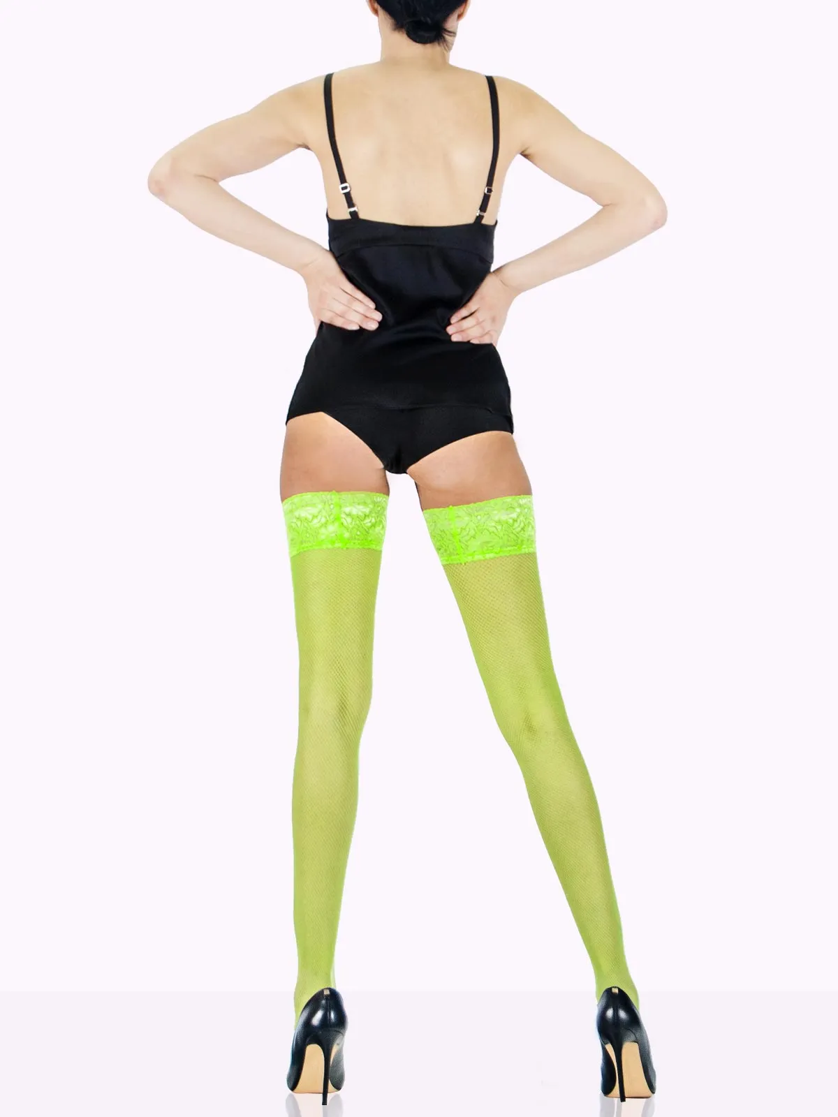 GIORGIA Fishnets Thigh Highs