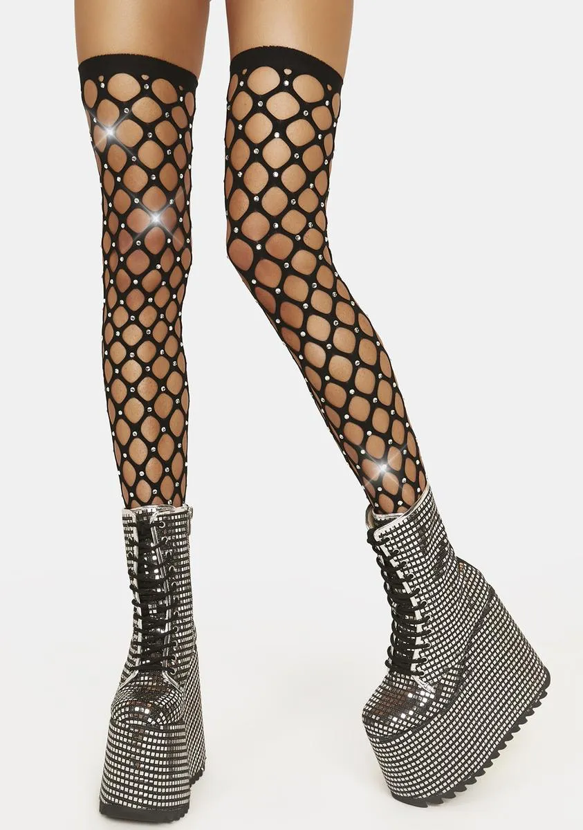 Hollow Spirit Thigh-High Socks