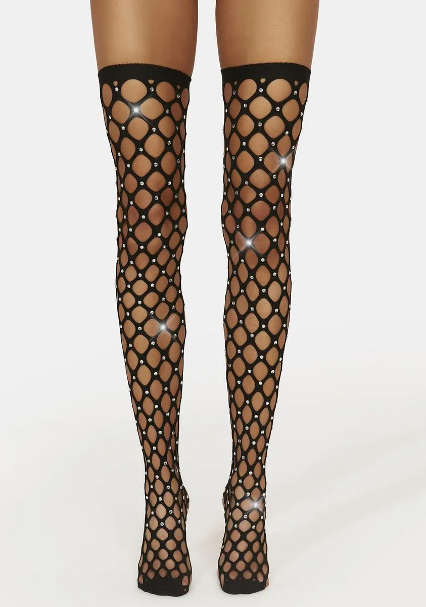 Hollow Spirit Thigh-High Socks