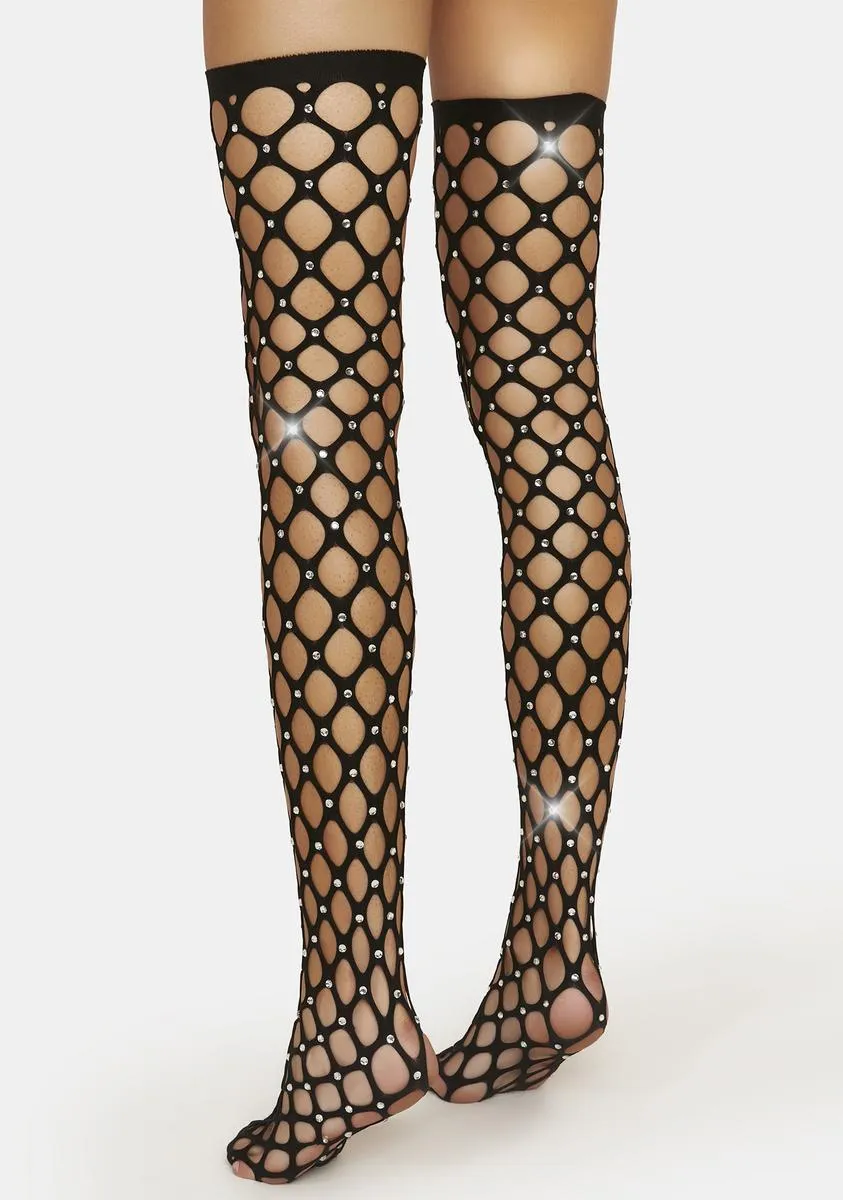 Hollow Spirit Thigh-High Socks