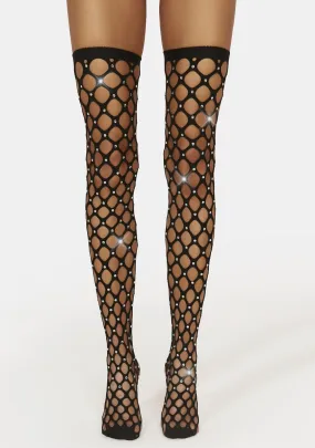 Hollow Spirit Thigh-High Socks