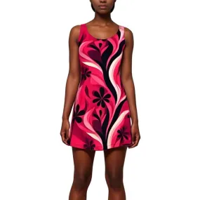 Honolulu Print Skater Dress - Airline Series