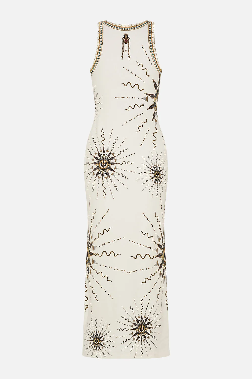 JERSEY SCOOP NECK TANK DRESS GODDESS ENERGY