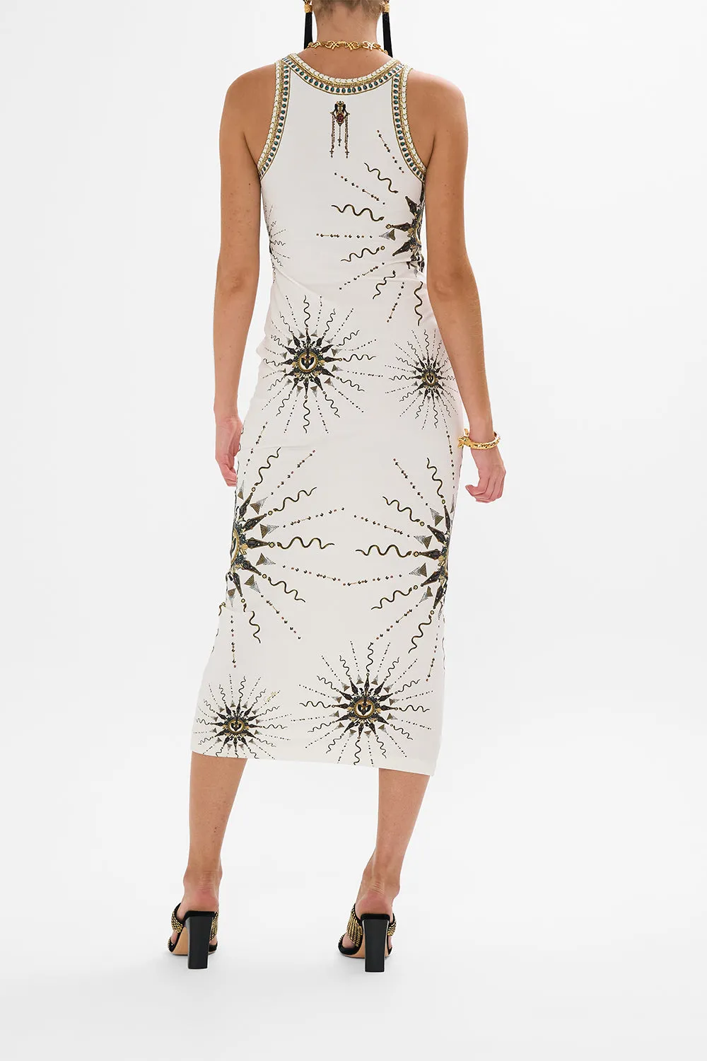 JERSEY SCOOP NECK TANK DRESS GODDESS ENERGY