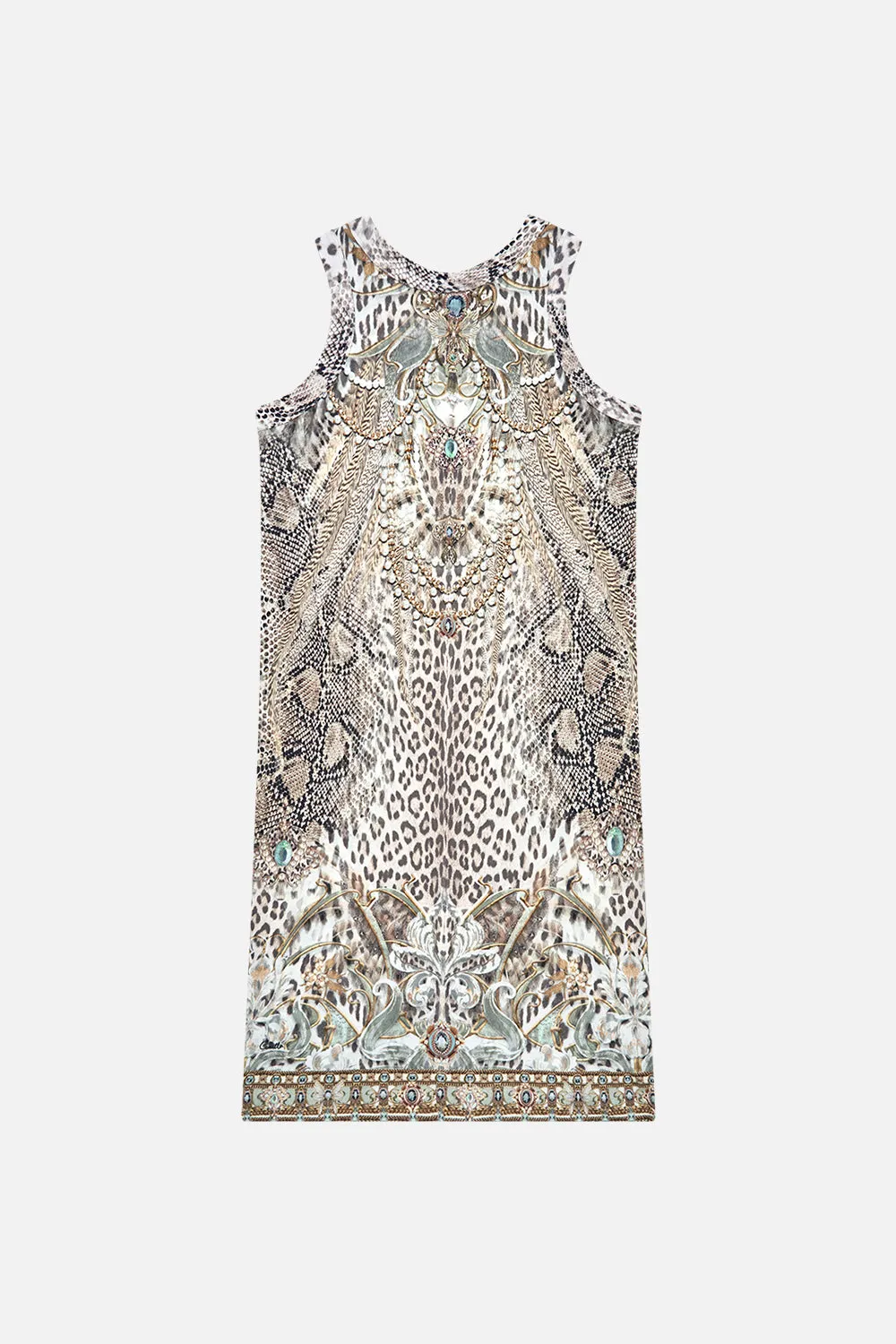 KIDS JERSEY TANK DRESS 12-14 LOOKING GLASS HOUSES
