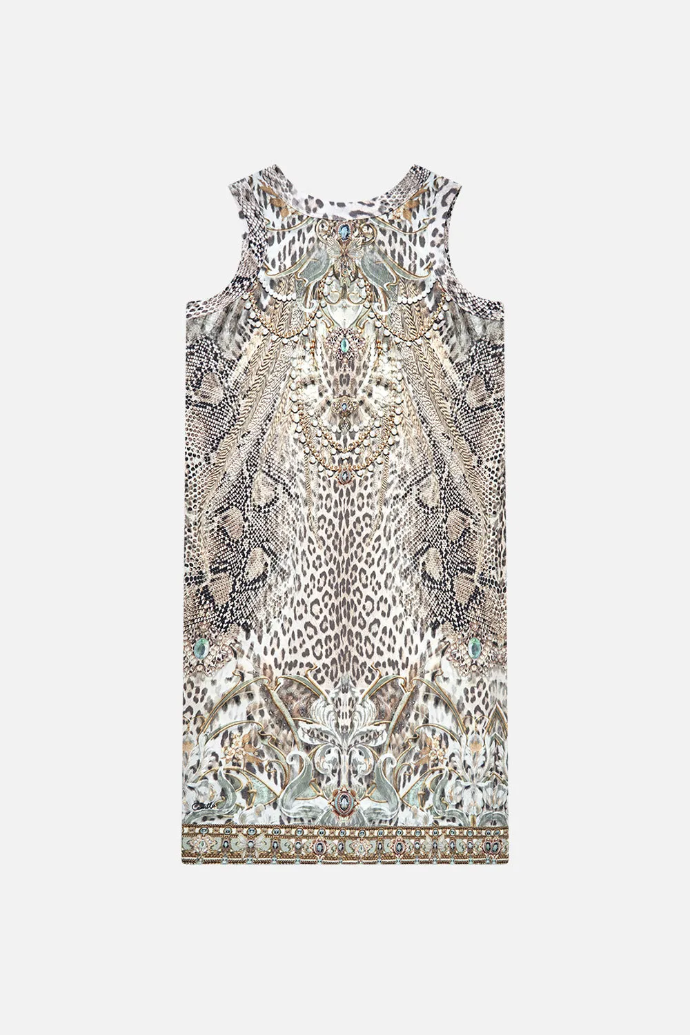 KIDS JERSEY TANK DRESS 4-10 LOOKING GLASS HOUSES