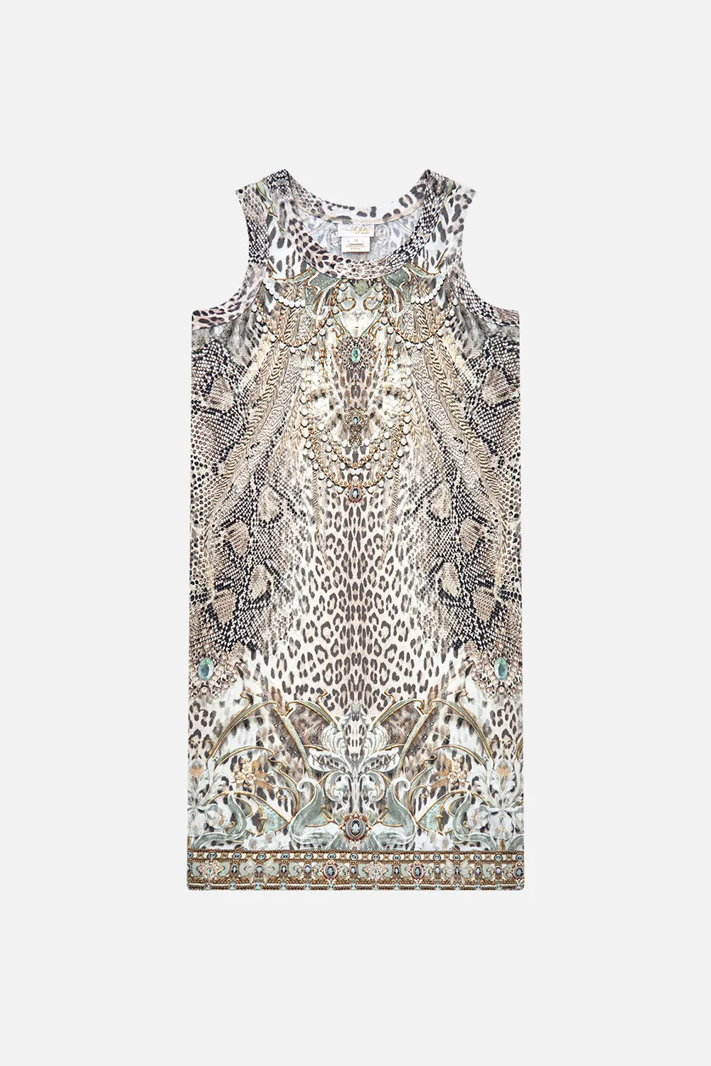 KIDS JERSEY TANK DRESS 4-10 LOOKING GLASS HOUSES