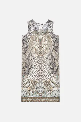 KIDS JERSEY TANK DRESS 4-10 LOOKING GLASS HOUSES