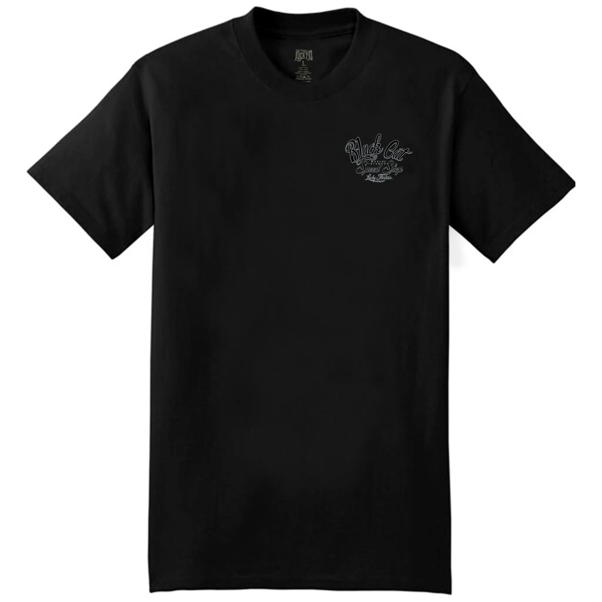 Lucky 13 The Black Cat Speed Shop T-Shirt