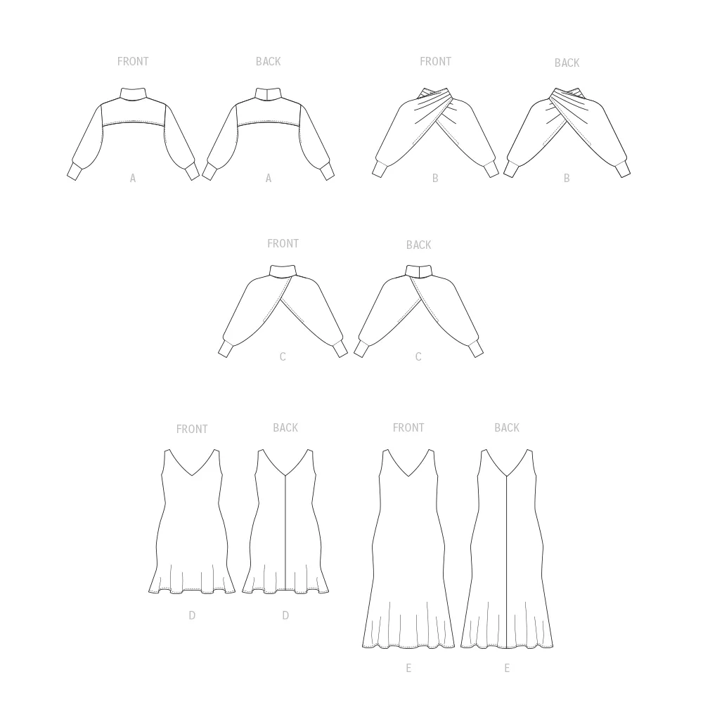McCall's Sewing Pattern M8349 Women's Dress and Shrug