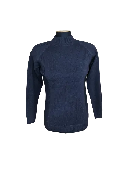 Mock Neck Knit Sweater