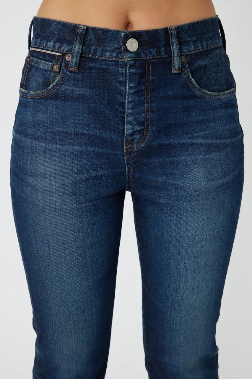 Moussy My Glendora Flare Jeans in Blue