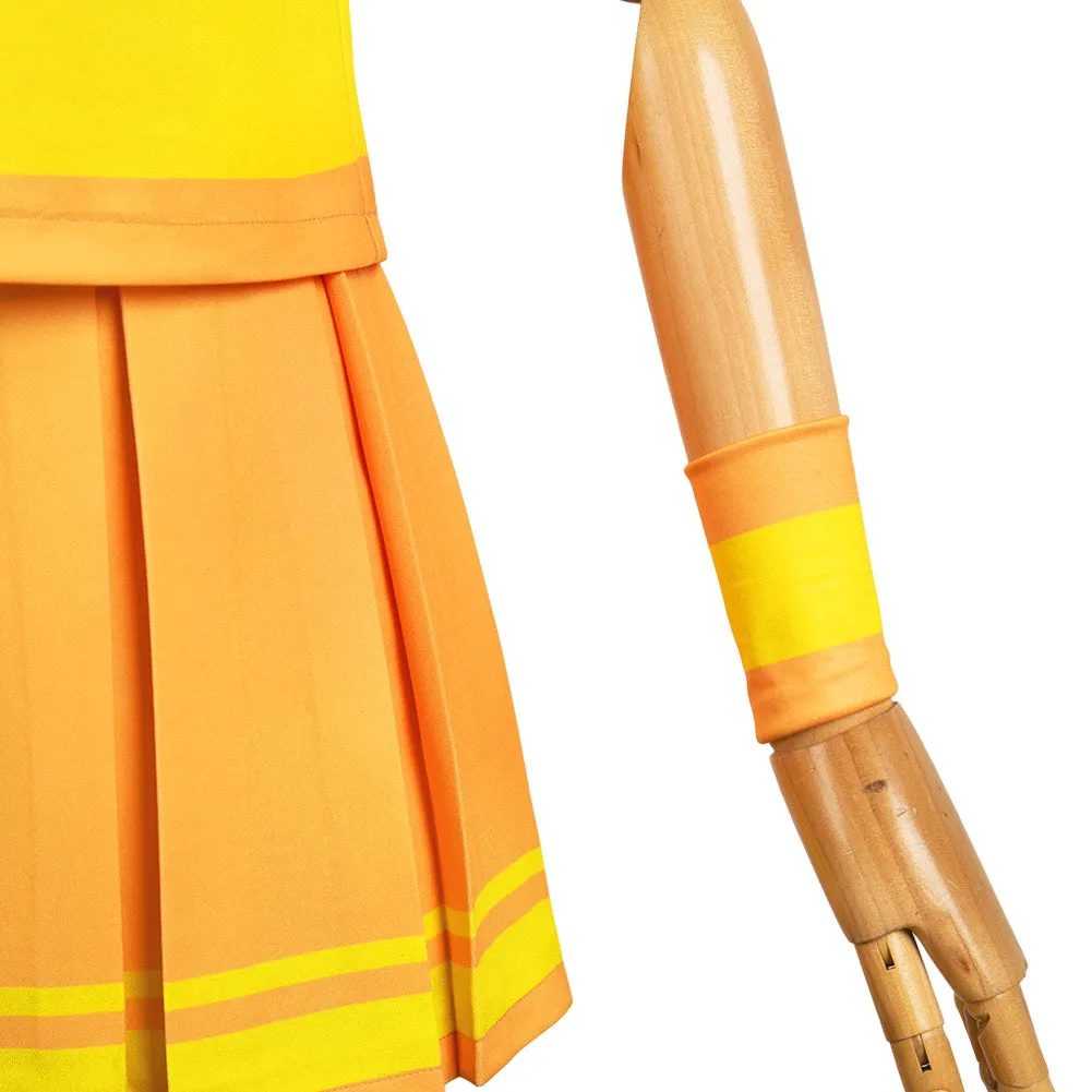 Na Nare Hana Nare Anna Aveiro Kanata Misora Suzuha Obunai Women Yellow Dress Cosplay Costume