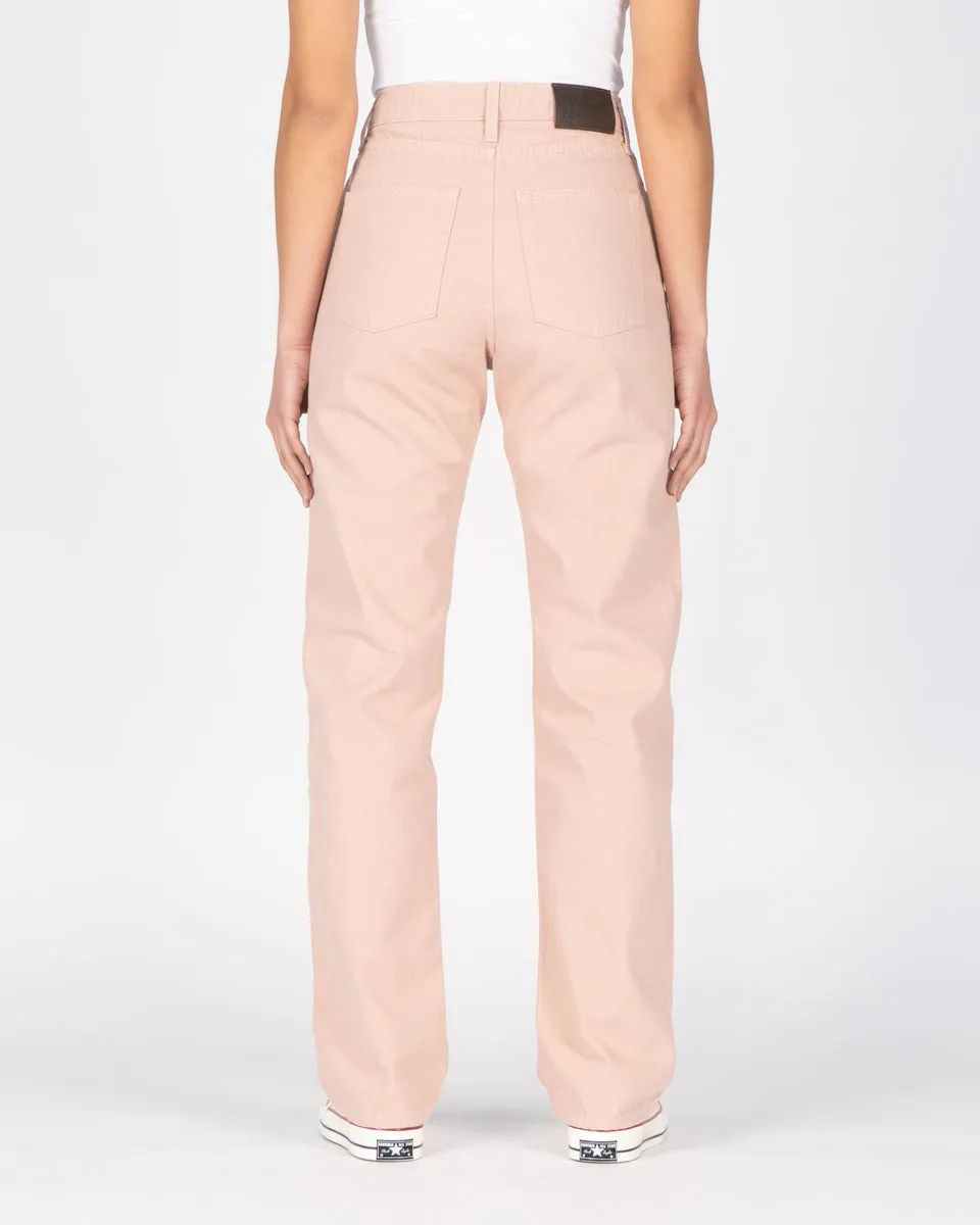 Naked & Famous Denim Classic Straight Womens Jeans - Dusty Rose Denim