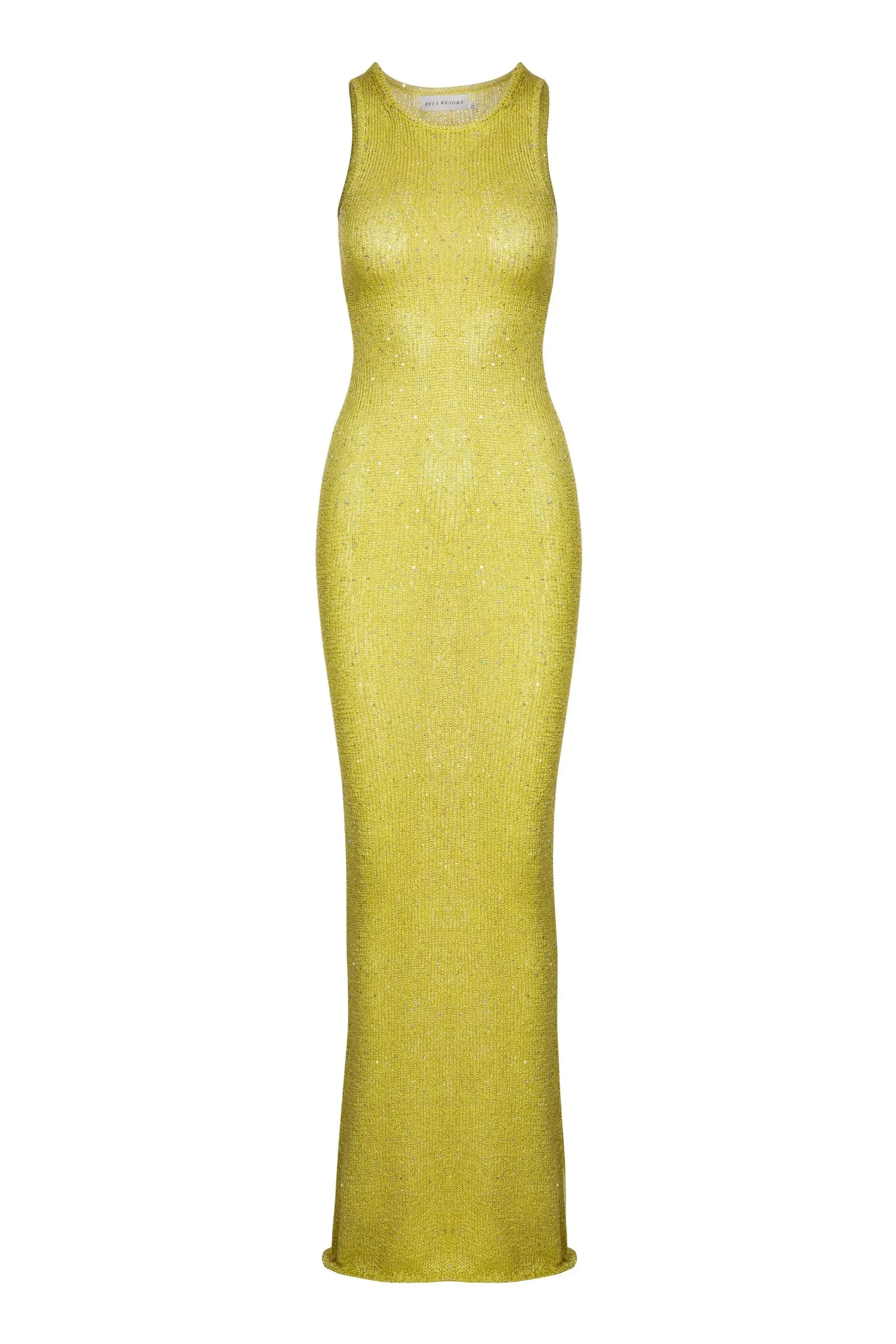 Natalia Dress (Chartreuse Yellow)