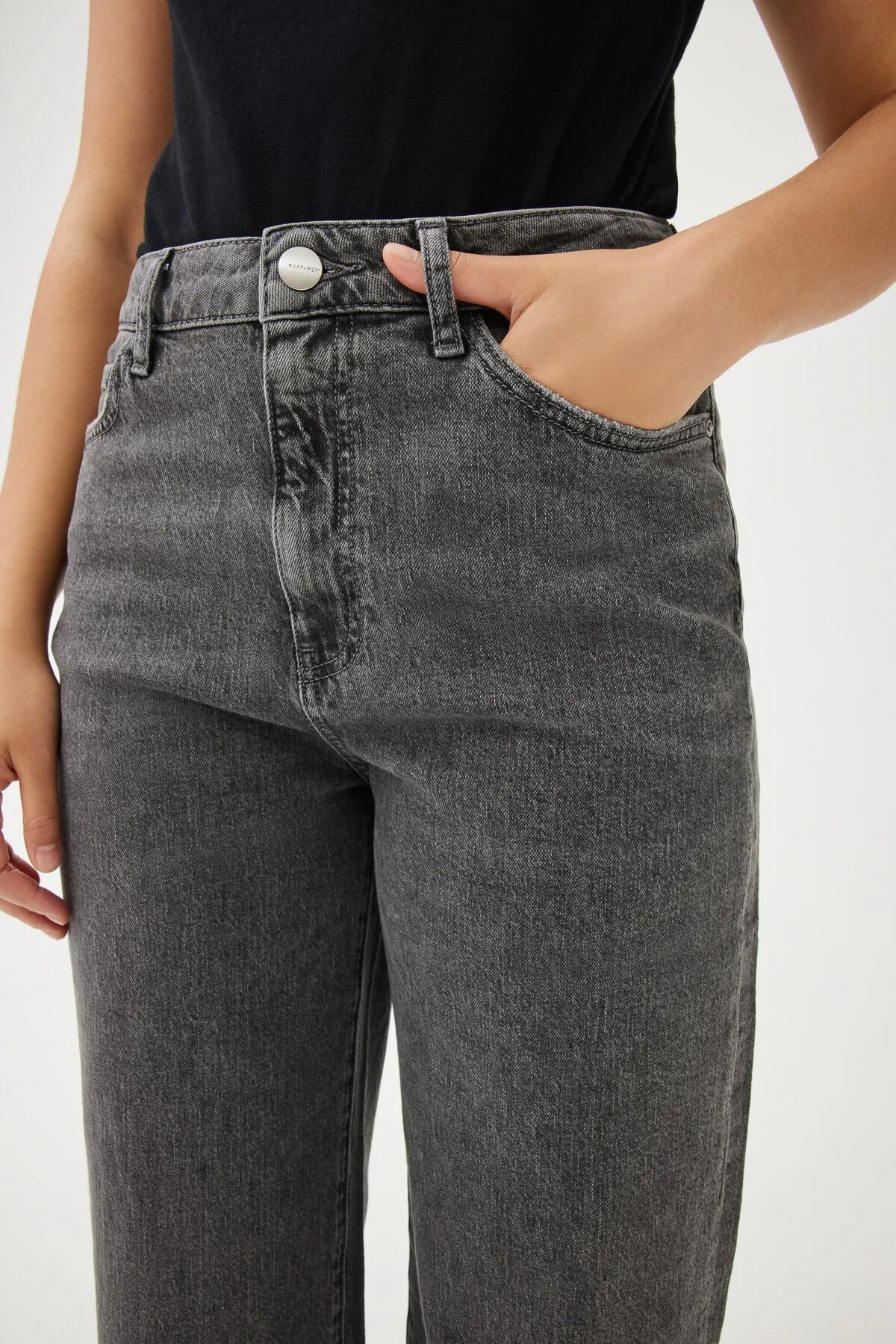 NCE - WIDE LEG JEANS | GRIS