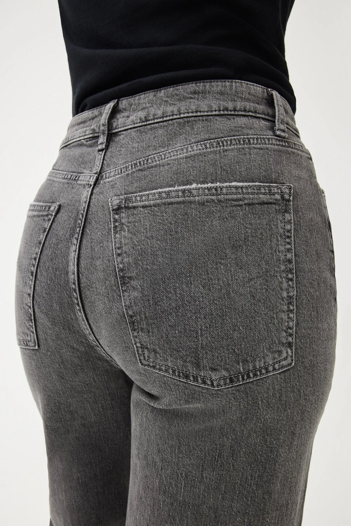 NCE - WIDE LEG JEANS | GRIS