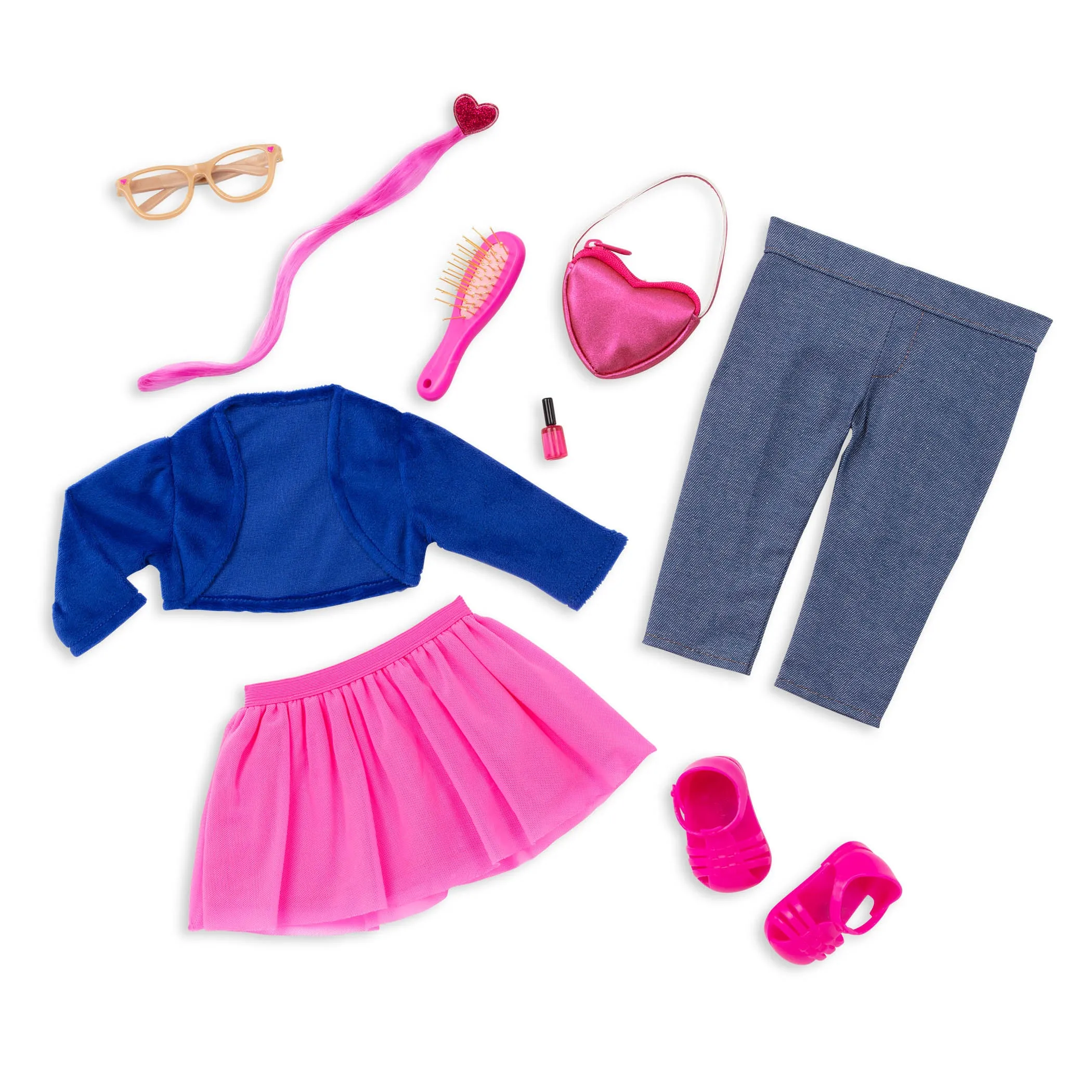 Our Generation 18 Inch(45cm) Deluxe Doll & Accessories Gift Set Amora "Full Of Love"