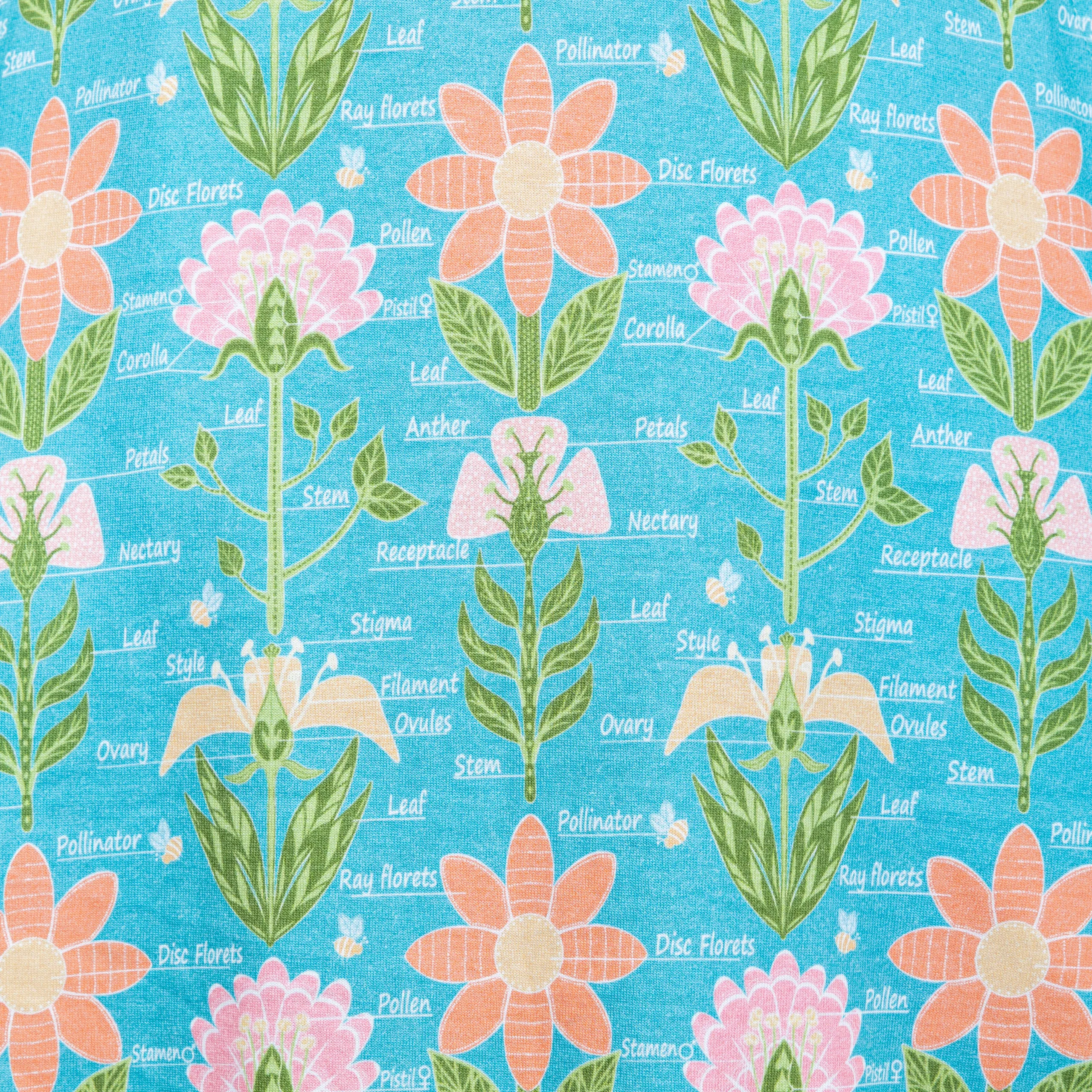 Parts Of A Flower Kids T-Shirt