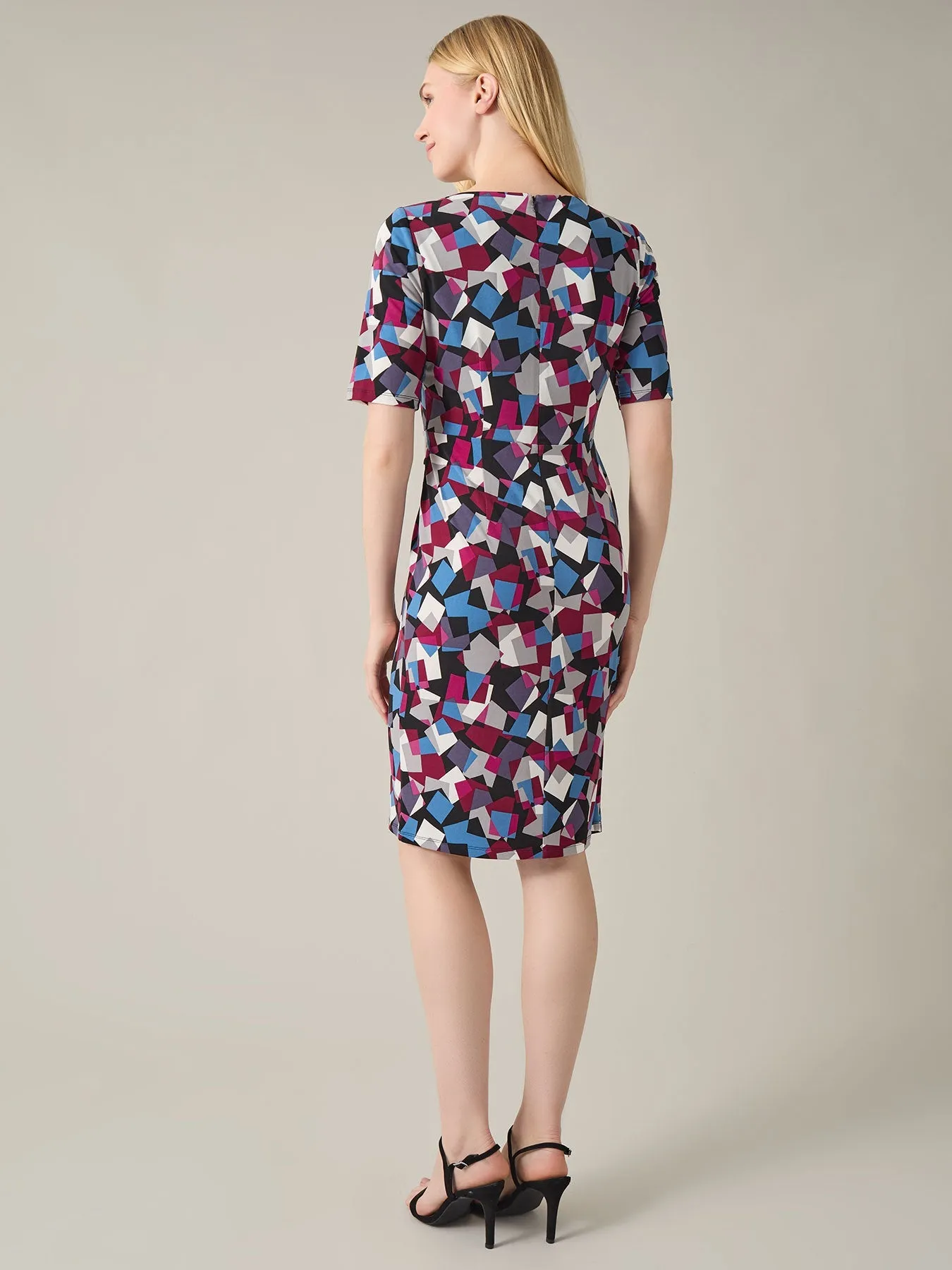 Petite Twist Waist Midi Dress, Everyday Knit