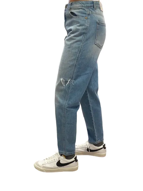 Please Pantalone Jeans PHG4F92G37 blu denim