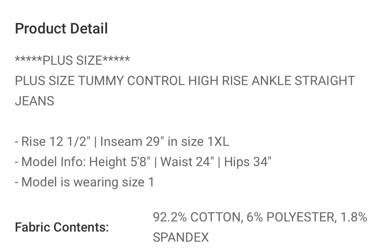 RISEN Plus HR Ankle Straight