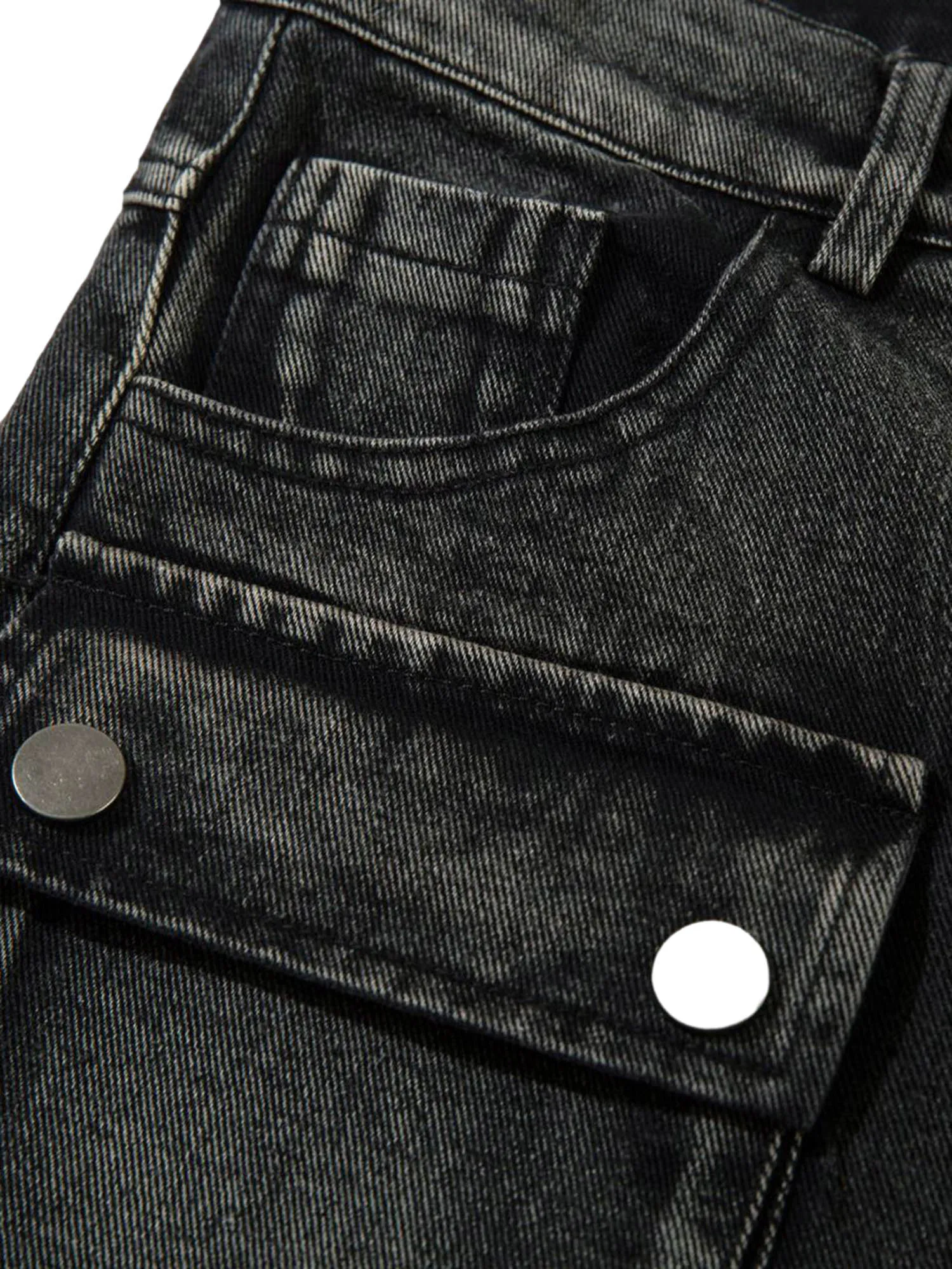 Sneakerhill High Street Embroidery Hip-Hop Jeans - 2122