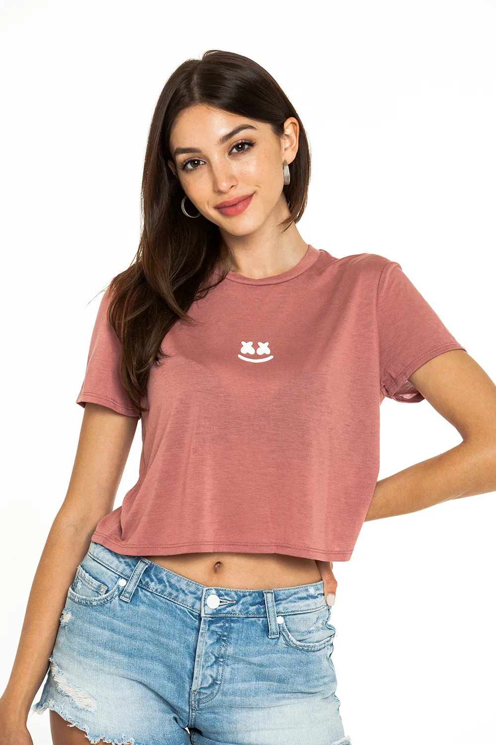 Soft Smile Crop T-Shirt